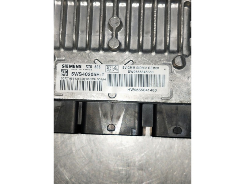Recambio de centralita motor uce para peugeot 407 sw st confort pack referencia OEM IAM SW9658345380 HW9655041480 5WS40205ET