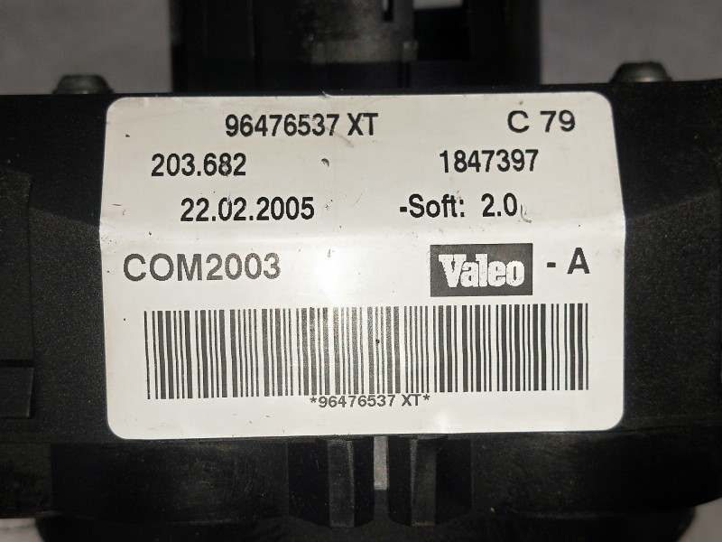 Recambio de mando luces para peugeot 407 sw st confort pack referencia OEM IAM 96476537XT  