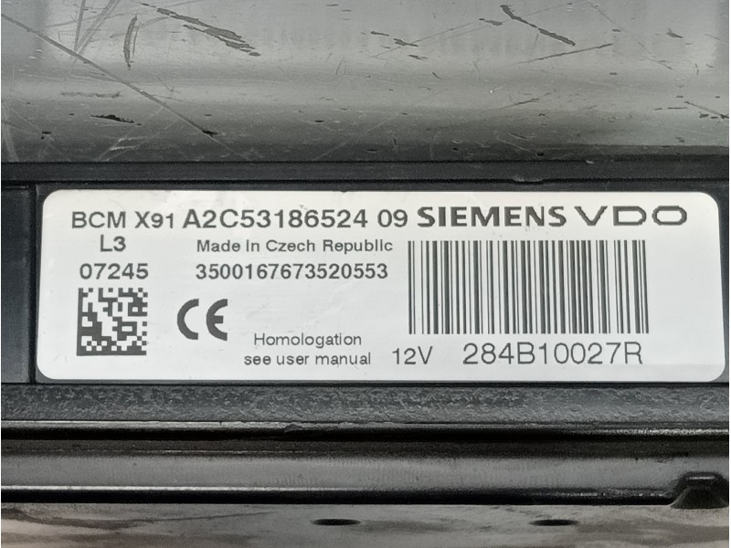 Recambio de modulo electronico para renault laguna grandtour iii 2.0 dci referencia OEM IAM 284B10027R 3500167673520553 A2C53211