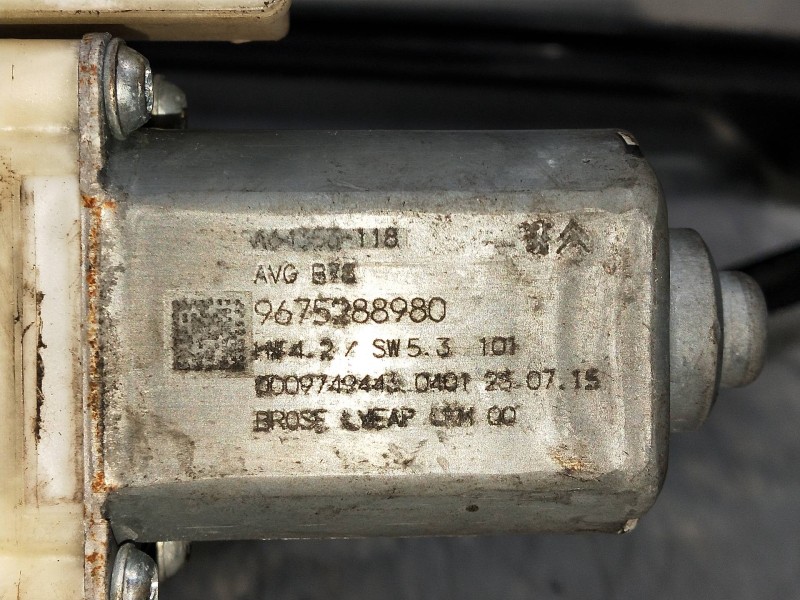 Recambio de elevalunas delantero izquierdo para citroen c4 picasso referencia OEM IAM 9675288980  5P