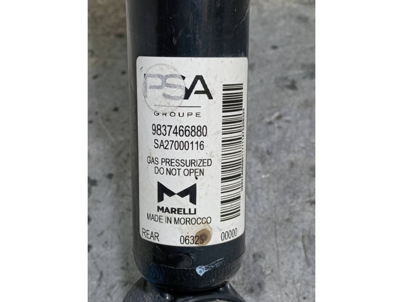 Recambio de amortiguador trasero izquierdo para opel corsa f referencia OEM IAM 9837466880  