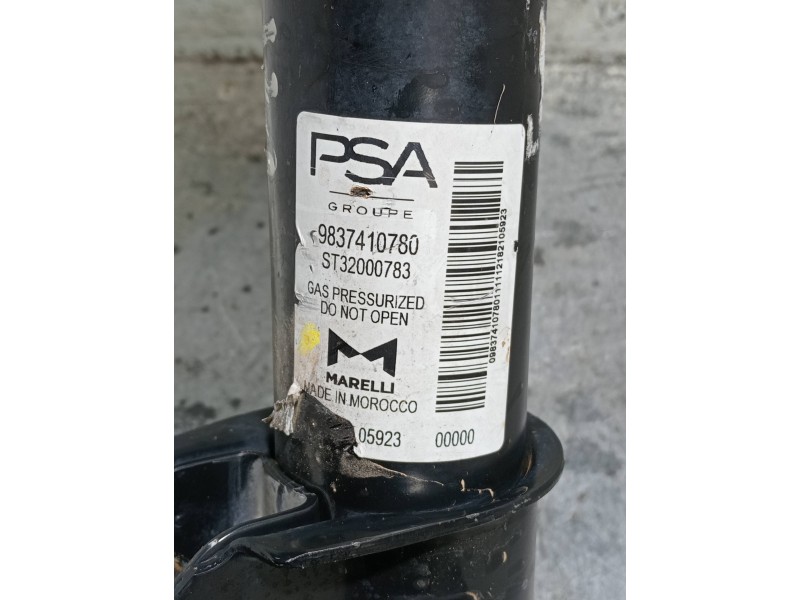 Recambio de amortiguador delantero izquierdo para opel corsa f referencia OEM IAM 9837410780  