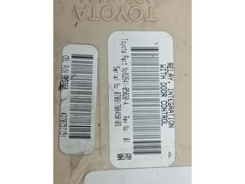 Recambio de caja reles / fusibles para toyota avensis berlina (t25) 2.0 d4-d executive berlina (5-ptas.) referencia OEM IAM 0709