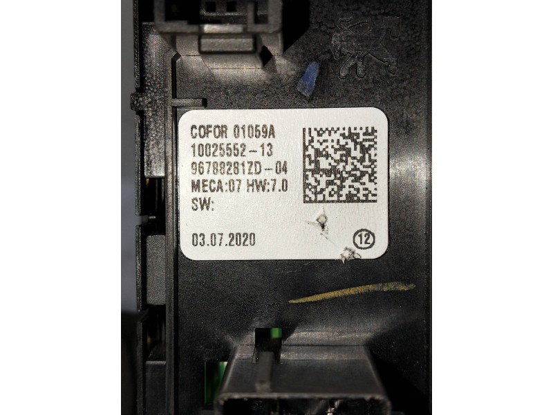 Recambio de mando elevalunas delantero izquierdo para citroen c4 picasso referencia OEM IAM 96788281ZD  5P