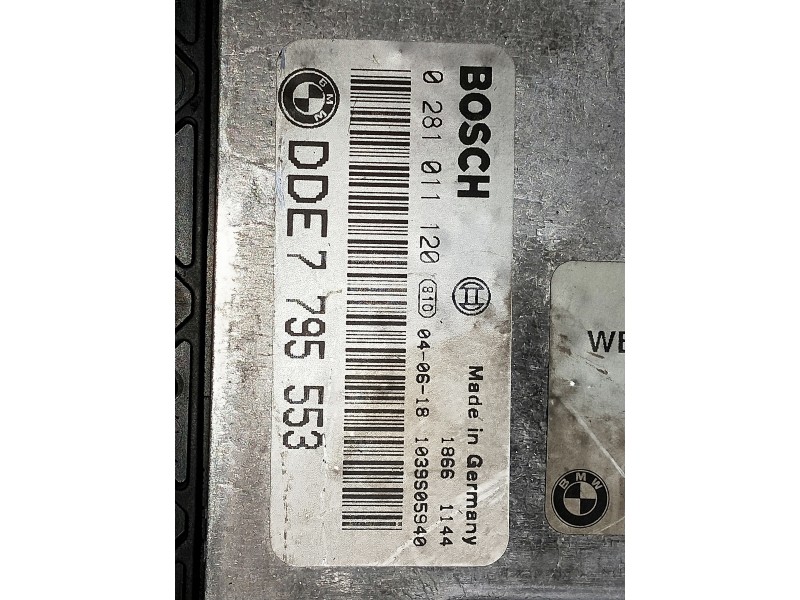 Recambio de centralita motor uce para bmw serie 5 berlina (e60) 530d referencia OEM IAM 0281011120 1039S05940 