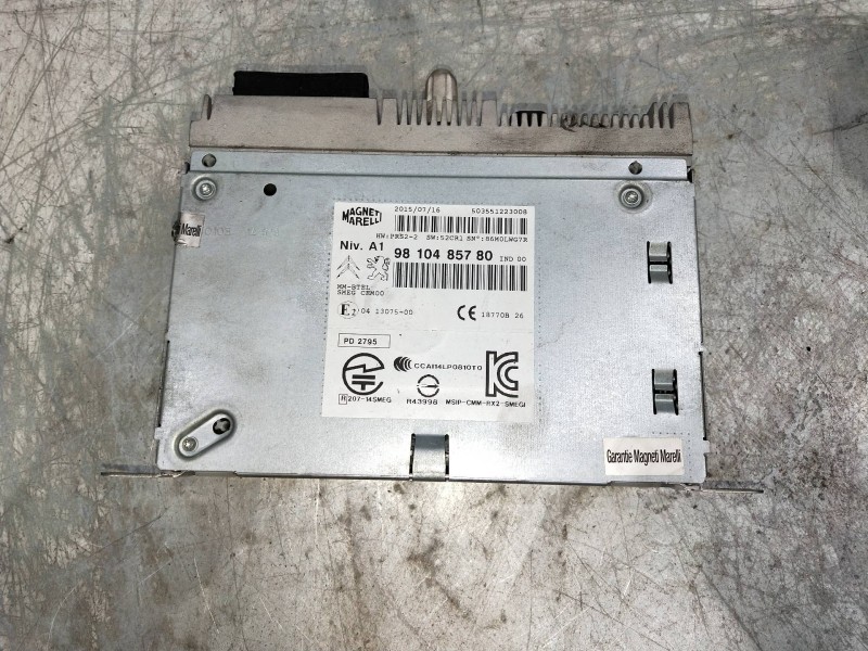 Recambio de sistema audio / radio cd para citroen c4 picasso referencia OEM IAM 9810485780  
