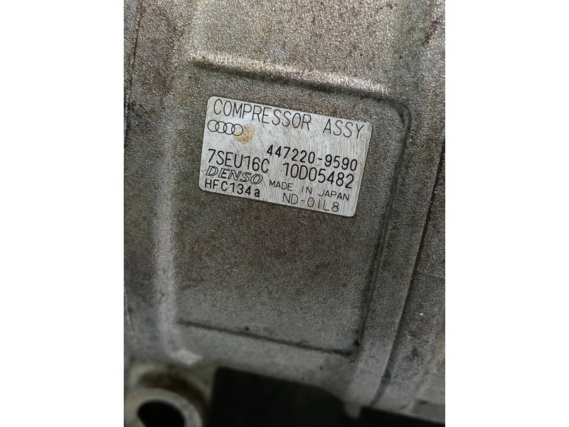 Recambio de compresor aire acondicionado para audi a4 berlina (8e) referencia OEM IAM 4472209590  