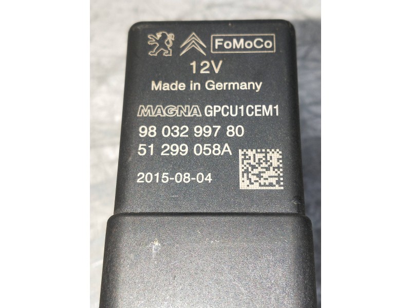 Recambio de caja precalentamiento para citroen c4 picasso referencia OEM IAM 9803299780 51299058A 