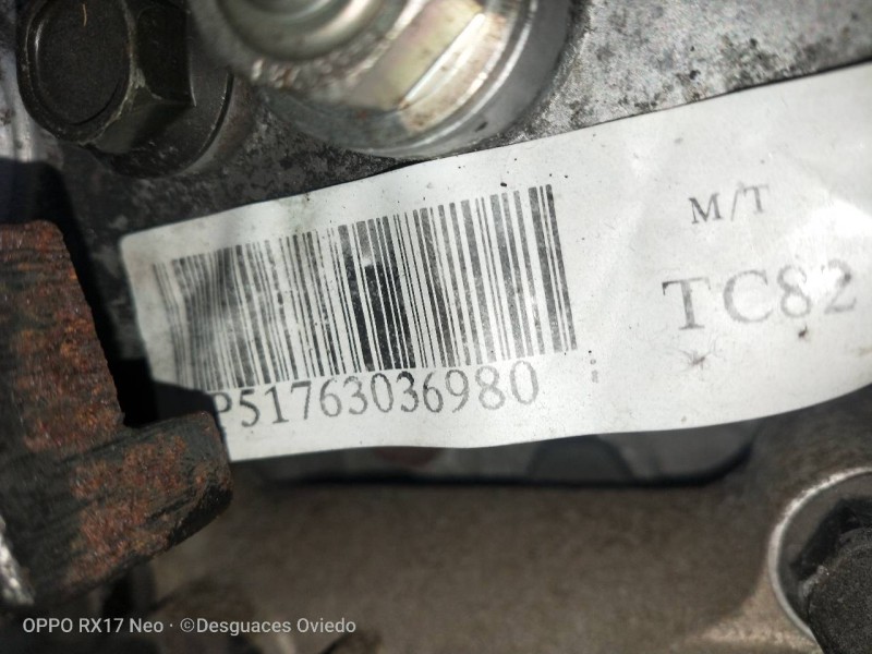 Recambio de caja cambios para kia rio 1.5 crdi referencia OEM IAM P51763036980  