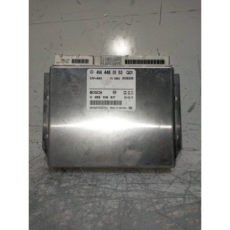 Recambio de centralita abs para mercedes vaneo (w414) furgoneta compacta referencia OEM IAM 0265109617 DKH507030731 