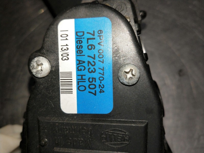 Recambio de potenciometro pedal para volkswagen touareg (7la) referencia OEM IAM 7L6723507 6PV00777024 