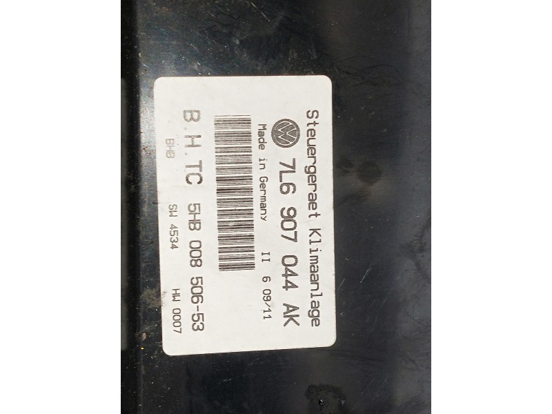 Recambio de mando calefaccion / aire acondicionado para volkswagen touareg (7la) referencia OEM IAM 7L6907044AK  