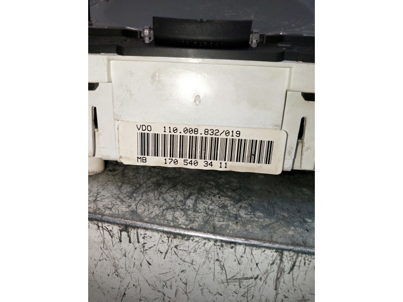 Recambio de cuadro instrumentos para mercedes clase slk (w170) roadster referencia OEM IAM 110008832019 MB1705403411 