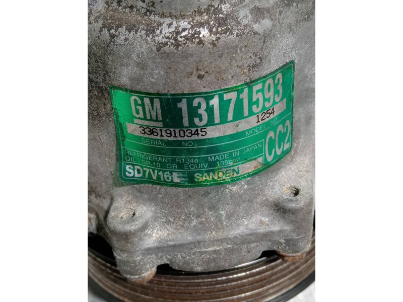 Recambio de compresor aire acondicionado para saab 9-3 berlina referencia OEM IAM SD7V161254 13171593 