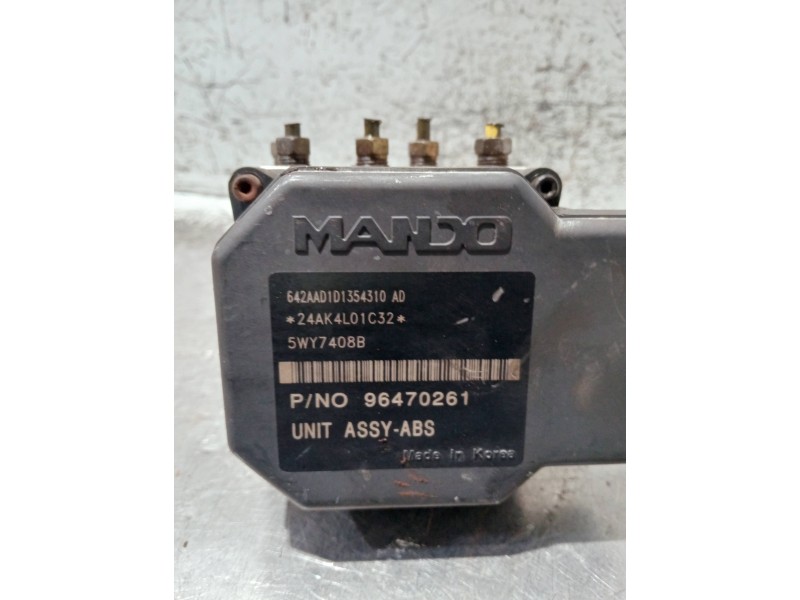 Recambio de abs para chevrolet kalos referencia OEM IAM 96470261 96470254 