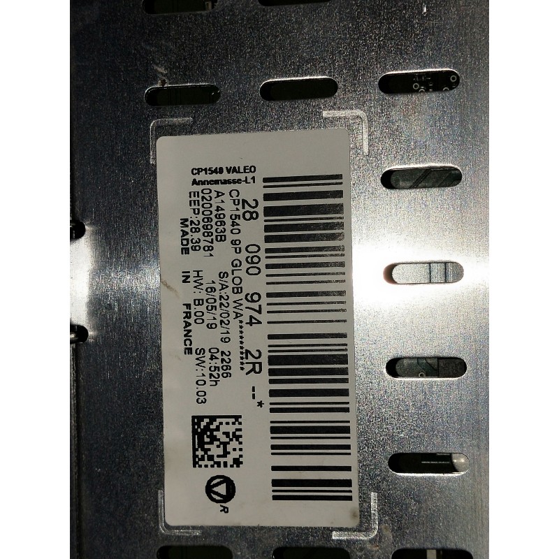 Recambio de pantalla multifuncion para renault megane iv berlina 5p referencia OEM IAM 28090974  