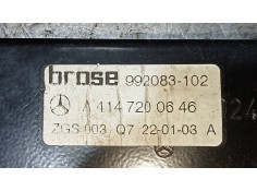 Recambio de elevalunas delantero derecho para mercedes vaneo (w414) furgoneta compacta 1.6 cat referencia OEM IAM A4147200646   2