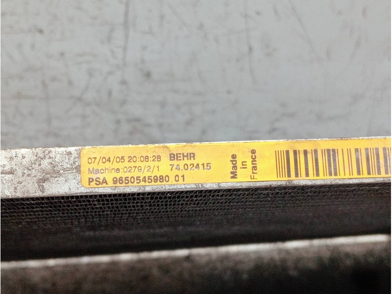 Recambio de condensador / radiador aire acondicionado para citroen c4 coupe referencia OEM IAM 965054598001 7402415 