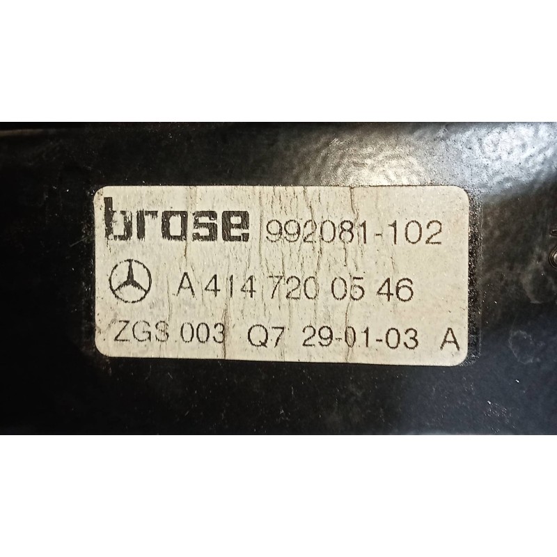 Recambio de elevalunas delantero izquierdo para mercedes vaneo (w414) furgoneta compacta 1.6 cat referencia OEM IAM A4147200546 