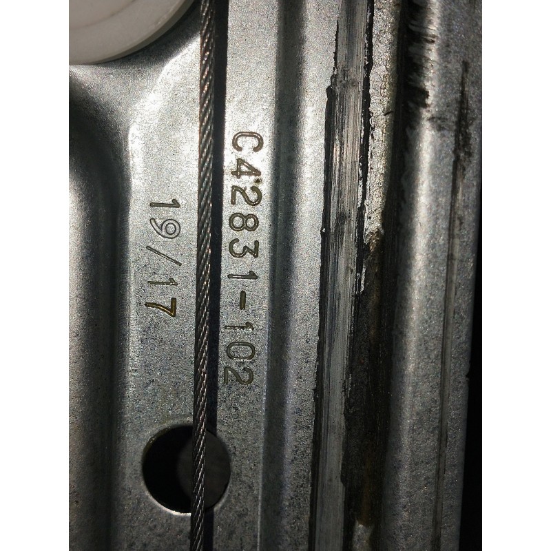 Recambio de elevalunas delantero izquierdo para renault megane iv berlina 5p referencia OEM IAM 115191261950 C42831102 5P