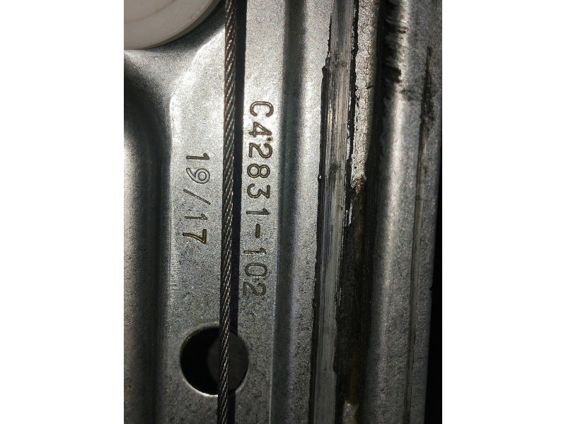 Recambio de elevalunas delantero izquierdo para renault megane iv berlina 5p referencia OEM IAM 115191261950 C42831102 5P