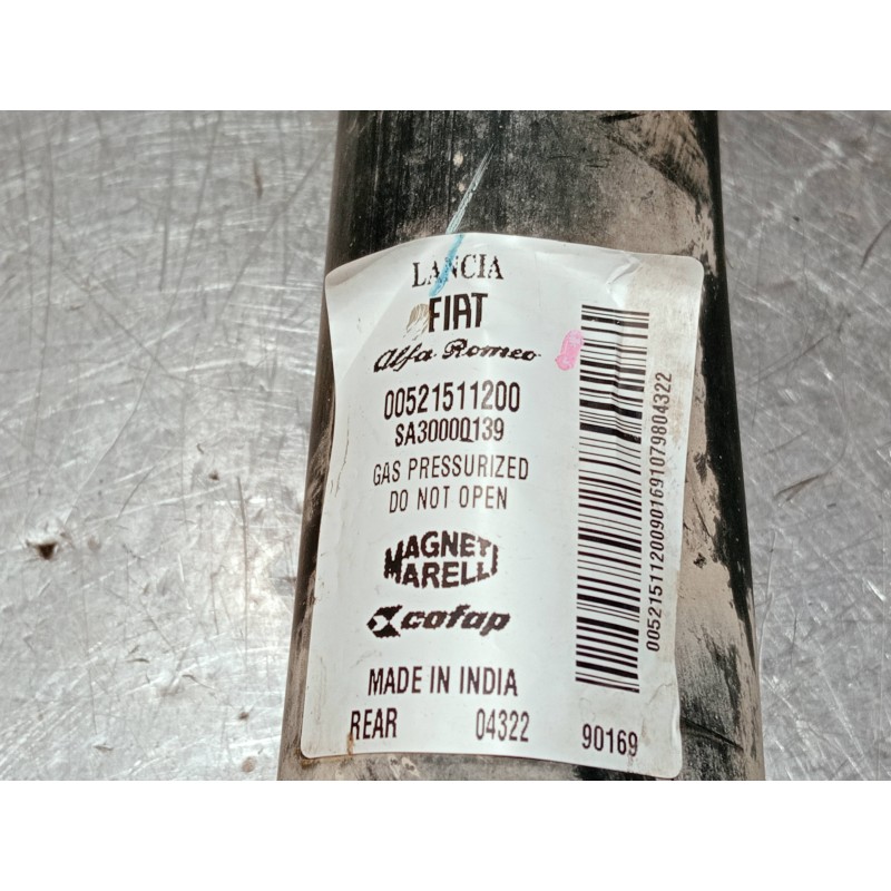 Recambio de amortiguador trasero izquierdo para fiat 500 312 1.0 hybrid referencia OEM IAM 00521511200 SA30000139 