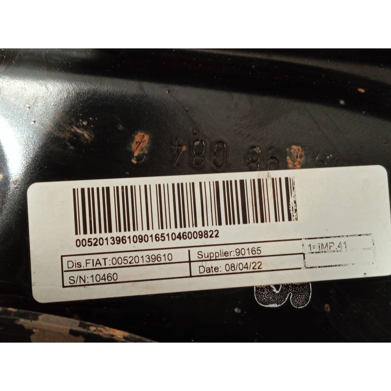 Recambio de brazo suspension inferior delantero derecho para fiat 500 312 1.0 hybrid referencia OEM IAM 00520139610  