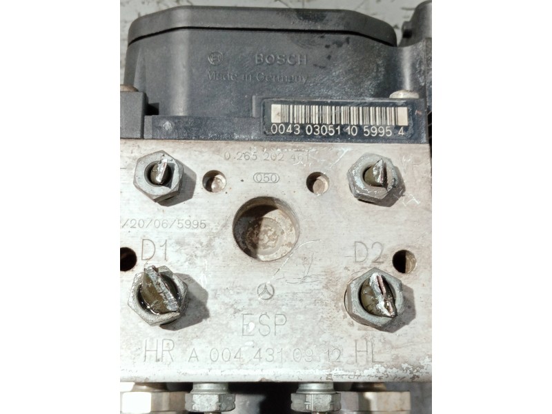 Recambio de abs para mercedes vaneo (w414) furgoneta compacta referencia OEM IAM 0265202461 A0044310912 