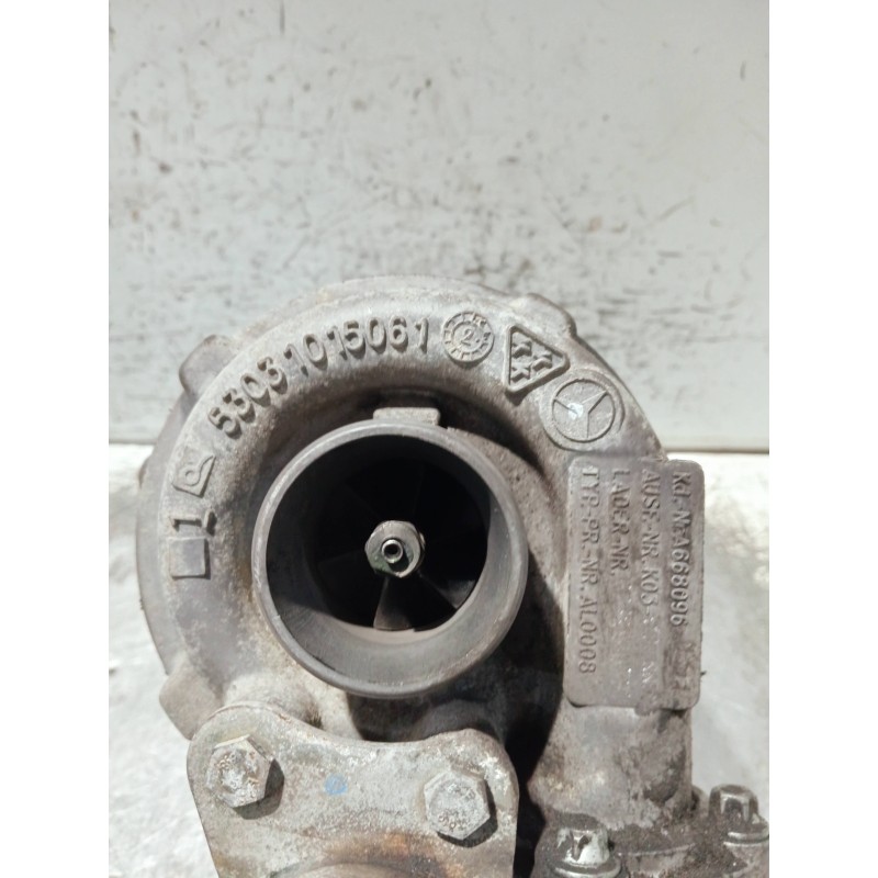 Recambio de turbocompresor para mercedes vaneo (w414) furgoneta compacta referencia OEM IAM A668096 53031015061 AL0008