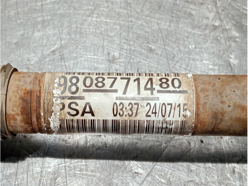 Recambio de transmision delantera izquierda para citroen c4 picasso referencia OEM IAM 9808771480  