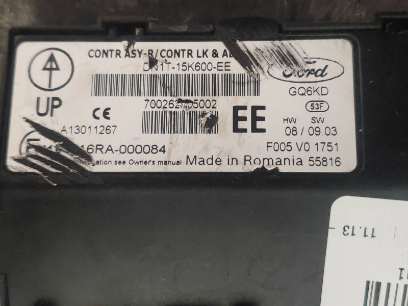 Recambio de modulo electronico para ford tourneo courier (c4a) ambiente referencia OEM IAM F005V01751 DN1T15K600EE 