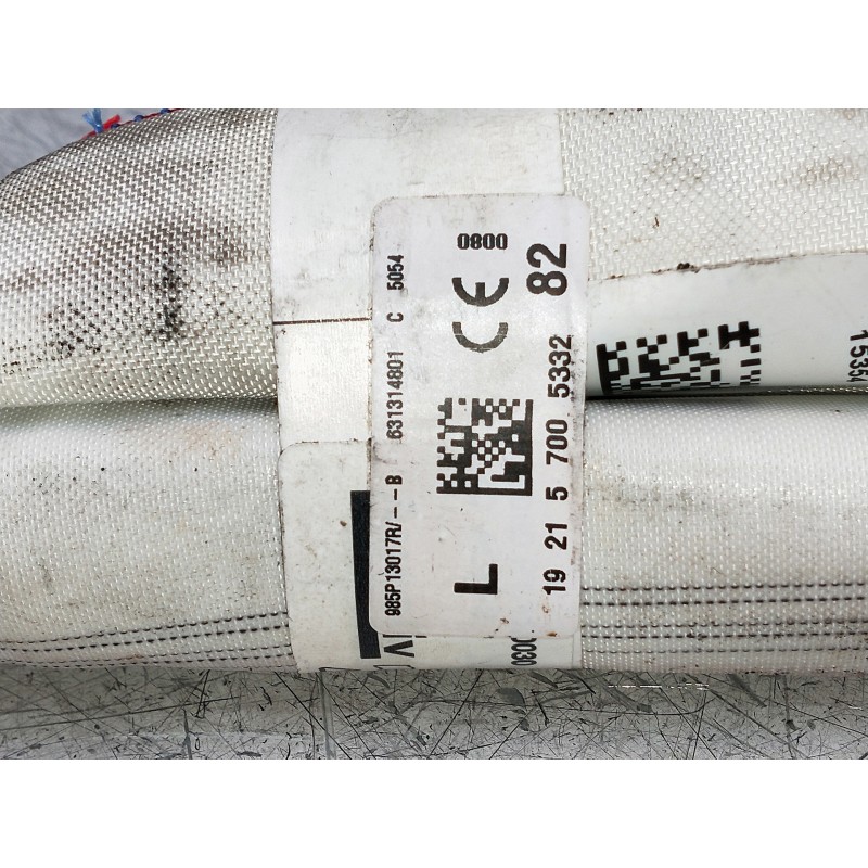 Recambio de airbag cortina delantero izquierdo para renault megane iv berlina 5p referencia OEM IAM 985P1301R 631314801 