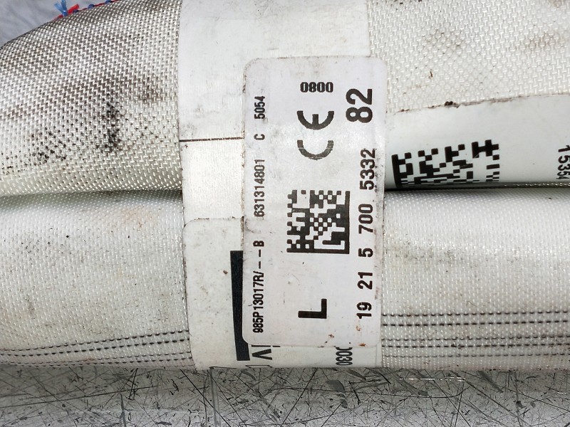 Recambio de airbag cortina delantero izquierdo para renault megane iv berlina 5p referencia OEM IAM 985P1301R 631314801 