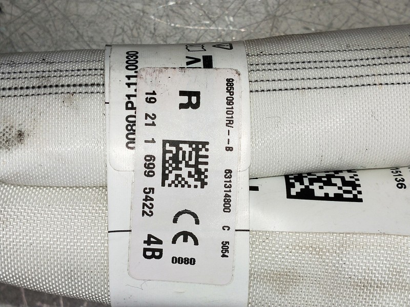 Recambio de airbag cortina delantero derecho para renault megane iv berlina 5p referencia OEM IAM 985P09101R  