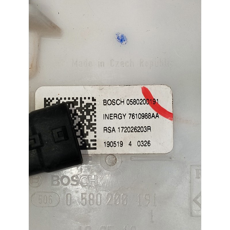 Recambio de bomba combustible para renault megane iv berlina 5p referencia OEM IAM 172026203R 0580200191 