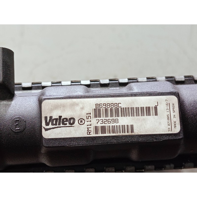 Recambio de radiador agua para seat cordoba berlina (6k2) signo referencia OEM IAM 869888C 732698 