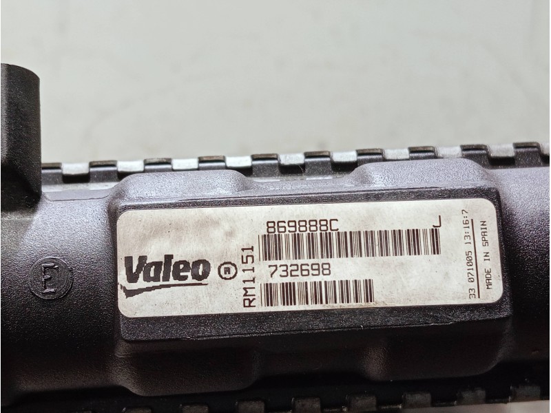 Recambio de radiador agua para seat cordoba berlina (6k2) signo referencia OEM IAM 869888C 732698 