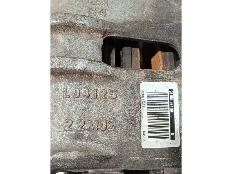 Recambio de pinza freno delantera derecha para citroen c3 referencia OEM IAM 9805497780 9805497780 L94125