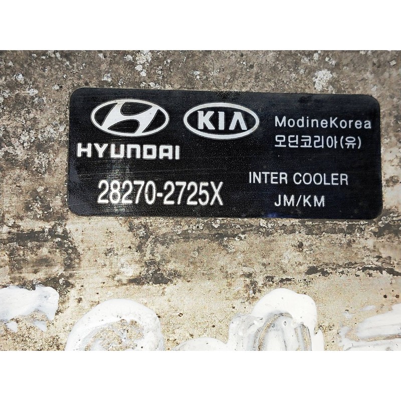 Recambio de intercooler para kia sportage 2.0 crdi referencia OEM IAM 282702725X  
