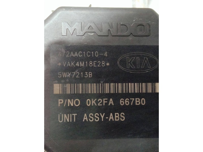Recambio de abs para kia carnival ii referencia OEM IAM 5WY7213B 2K56T437AO BH60104700