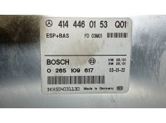Recambio de centralita abs para mercedes vaneo (w414) furgoneta compacta 1.6 cat referencia OEM IAM 4144460153 0265109617  2