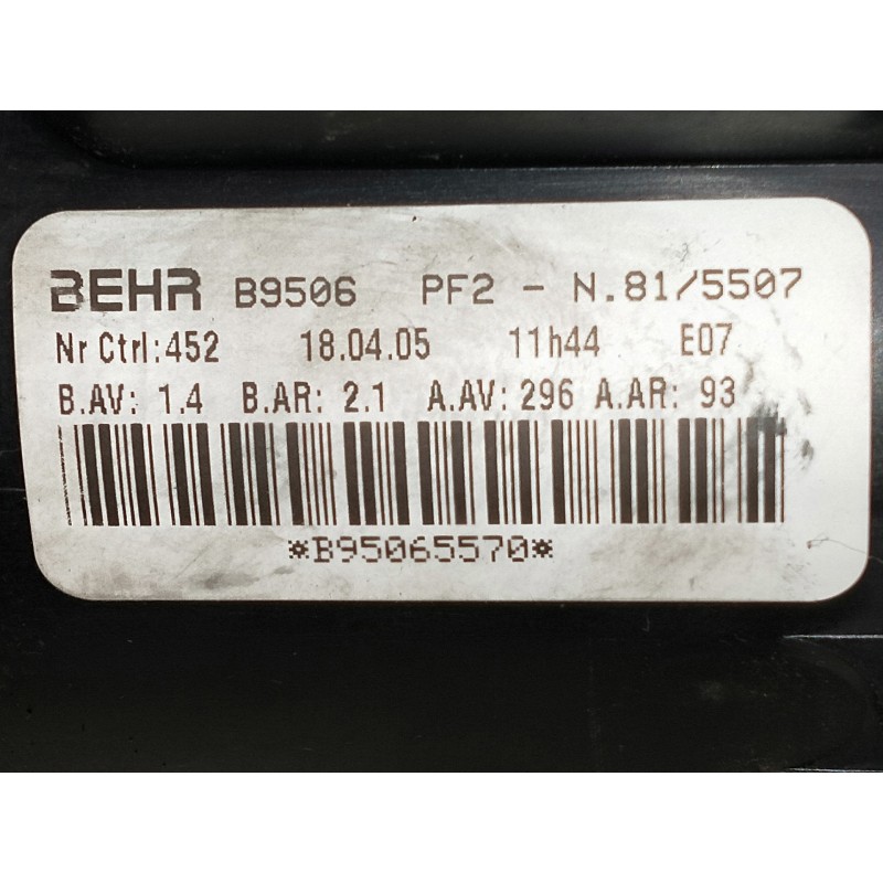 Recambio de motor calefaccion para citroen c4 coupe referencia OEM IAM B95065570  