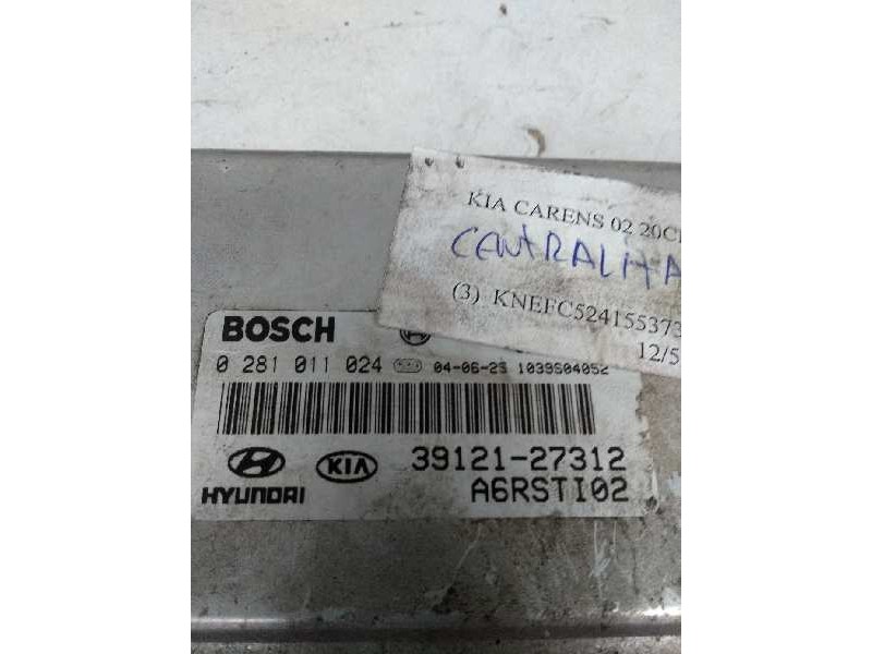 Recambio de centralita motor uce para kia carens 2.0 turbodiesel cat referencia OEM IAM 0281011024 3912127312 