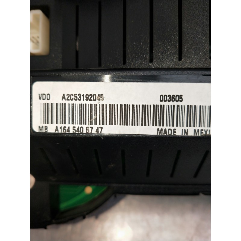 Recambio de cuadro instrumentos para mercedes clase m (w164) 320 cdi 4m edition 10 referencia OEM IAM A1645405747 A2C53192045 