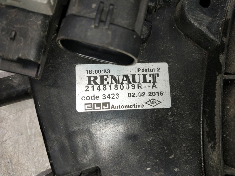 Recambio de electroventilador para renault clio iv referencia OEM IAM 214818009R  