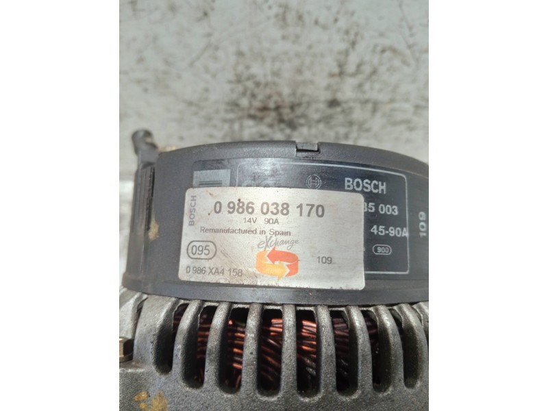 Recambio de alternador para mercedes clase e (w210) berlina diesel referencia OEM IAM 0986038170  