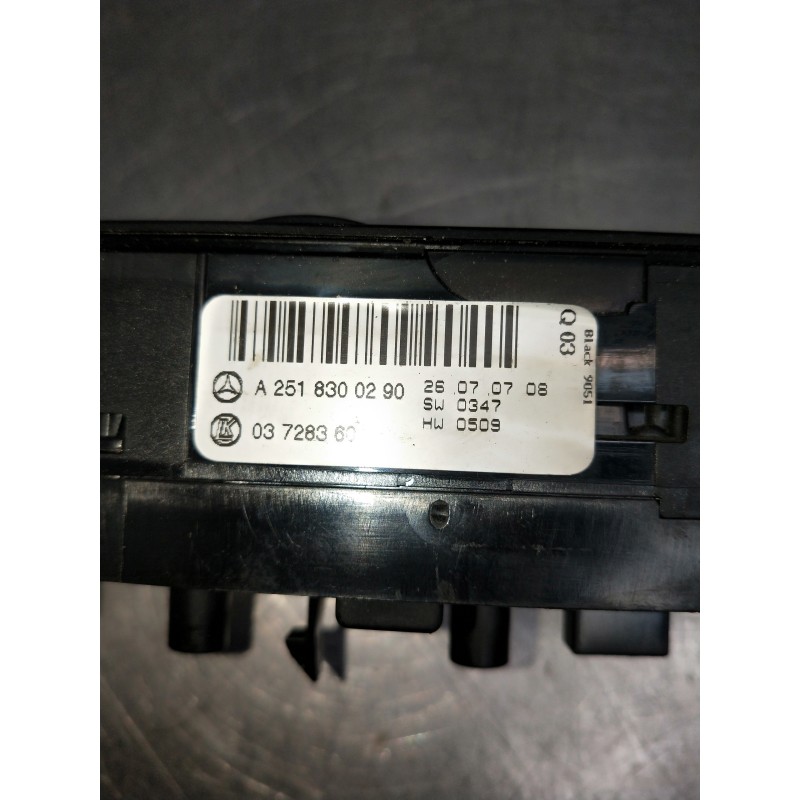 Recambio de mando elevalunas delantero izquierdo para mercedes clase m (w164) 320 cdi 4m edition 10 referencia OEM IAM A25183002