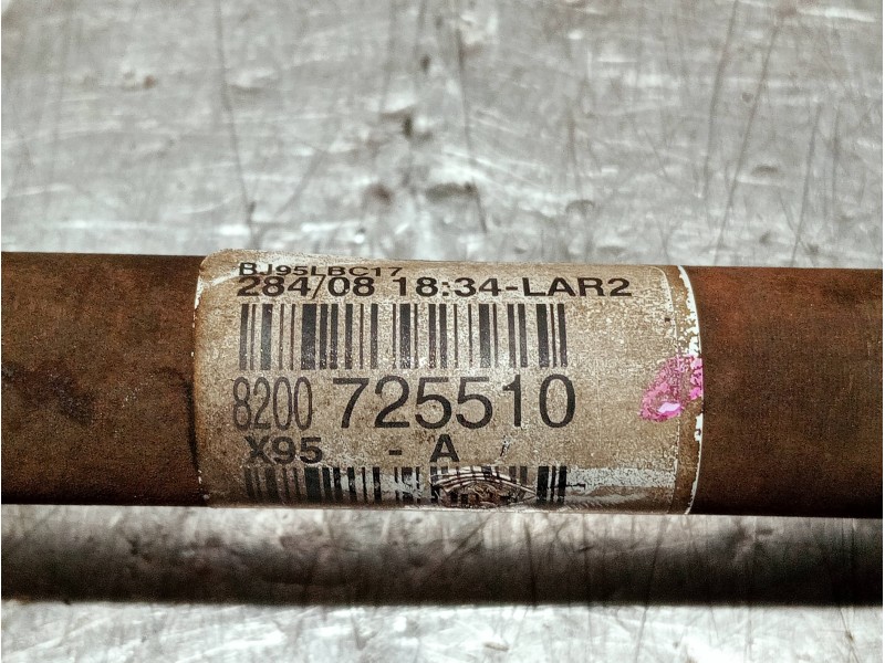 Recambio de transmision delantera izquierda para renault megane iii berlina 5 p referencia OEM IAM 8200725510 BJ95LBC17 