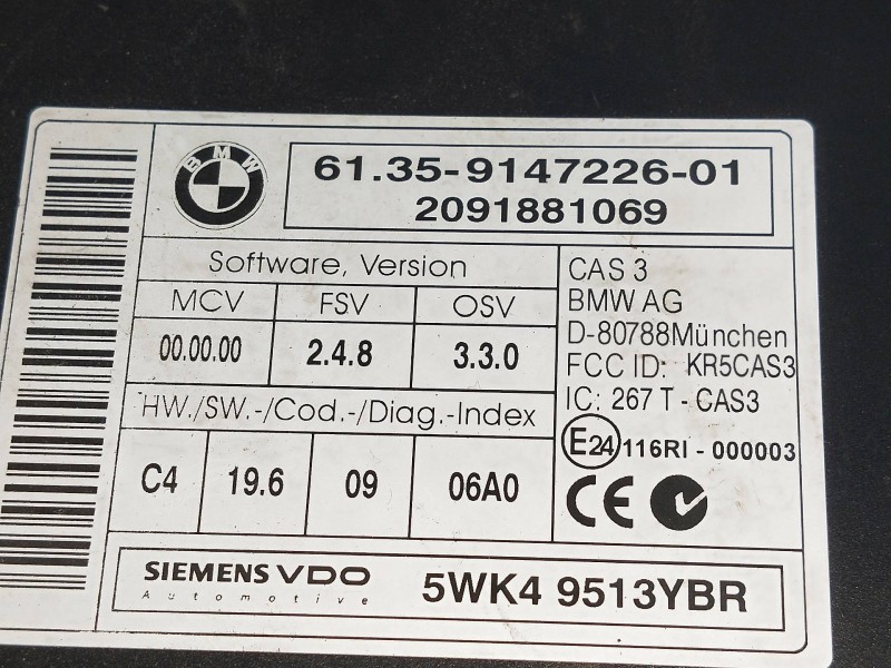 Recambio de conmutador de arranque para bmw serie 1 berlina (e81/e87) 116d referencia OEM IAM 695471713 10862510 6135914722610 2