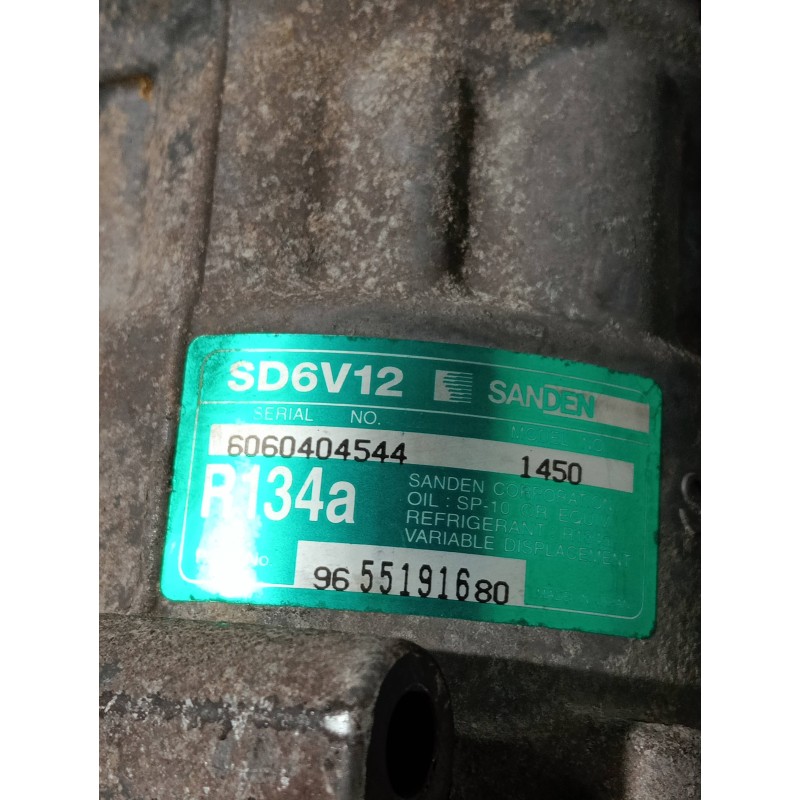 Recambio de compresor aire acondicionado para citroen c3 referencia OEM IAM 965591680  